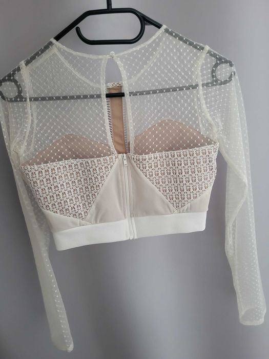 Elegancki top ecru