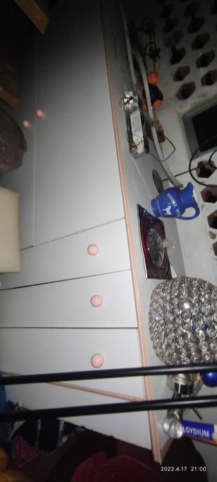 Candeeiro de tecto, com brilhantes