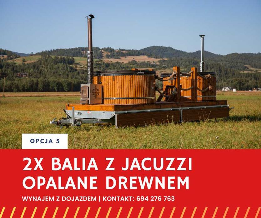 Basen Jacuzzi Balia Bania Mobilna Domowe SPA