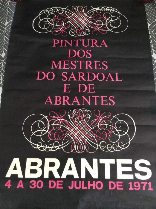 Cartaz. Pintura dos Mestres do Sardoaal e de Abrantes. - Abrantes 4 a 30 de Julho de 1971