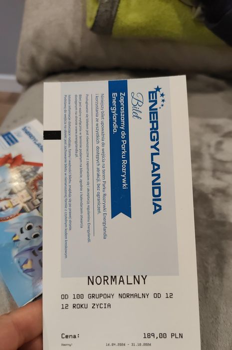 Bilet energylandia dla dorosłych