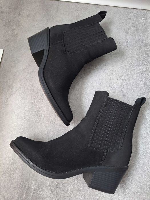 Botki damskie kowbojki 39