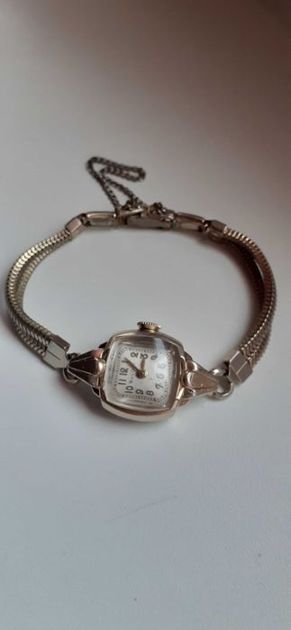 Zegarek z bransoletką BULOVA MO GOLD 10K R.G.P 17 Jewels.