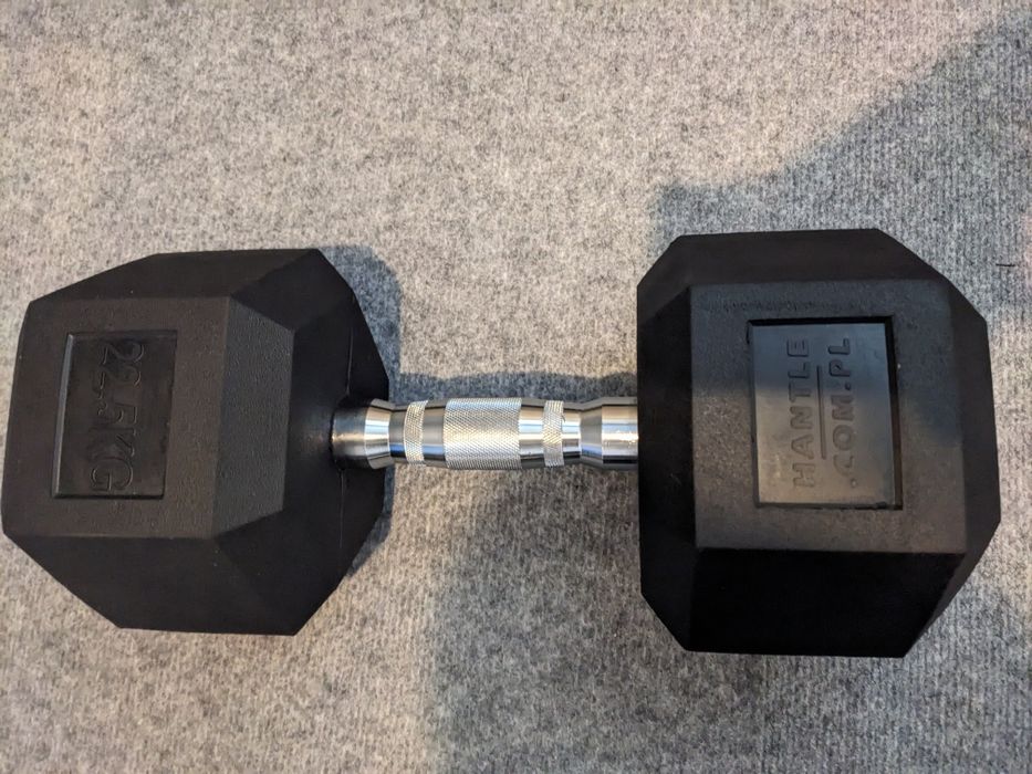 Hantle heksagonalne 2x22,5 kg nowe