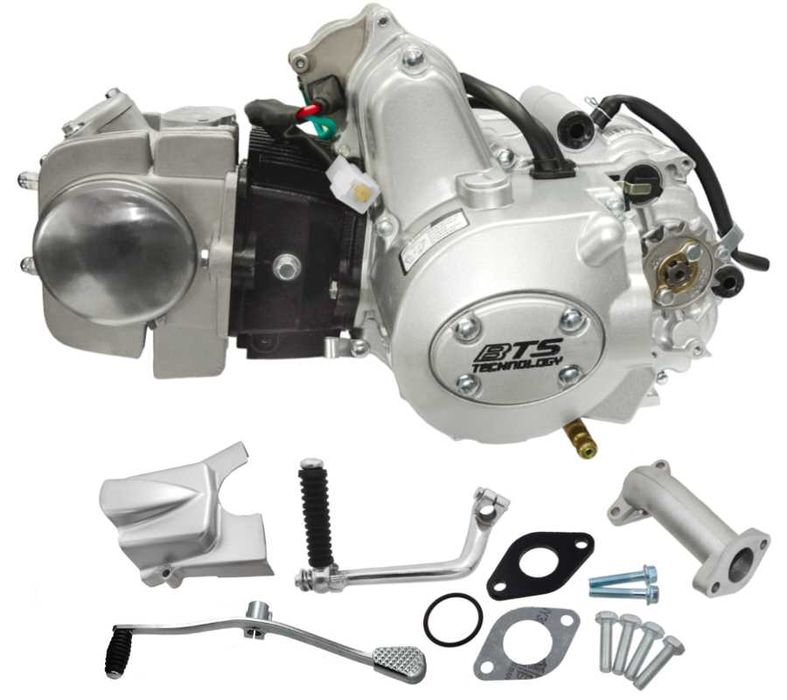 Silnik do motoroweru BTS poziomy 125cc 4T,  manual