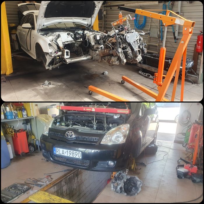 Mechanika, Dynamiczna wymiana oleju ASB, Wymiana opon, Diagnostyka