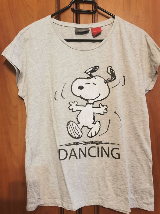 Koszulka snoppy szara