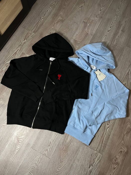 Зіпка амі | зіп худі AMI | кофта амі | чоловічі та жіночі кофти Амі