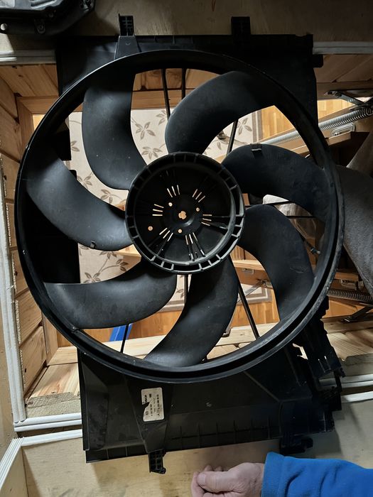 вентилятор mersedes slk в зборе