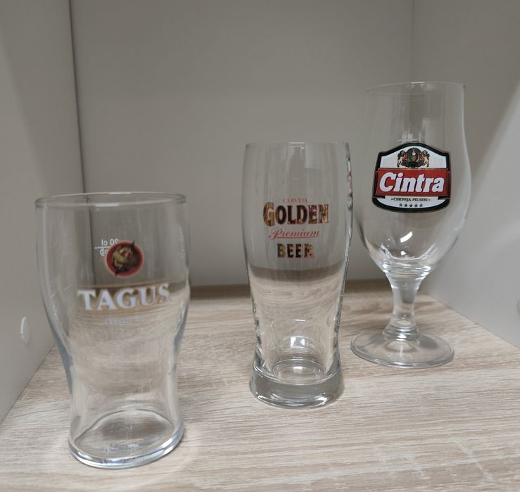 Copos de Cerveja em vidro várias marcas