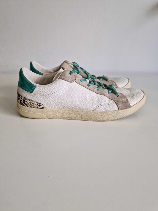 Skórzane sneakersy Zara 39