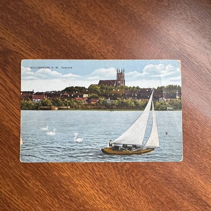 Pocztówka Przedwojenna Woldenberg / Dobiegniew