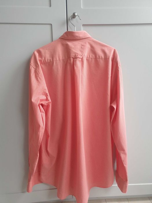 Czerwona koszula Gant L XL w kratkę kratę