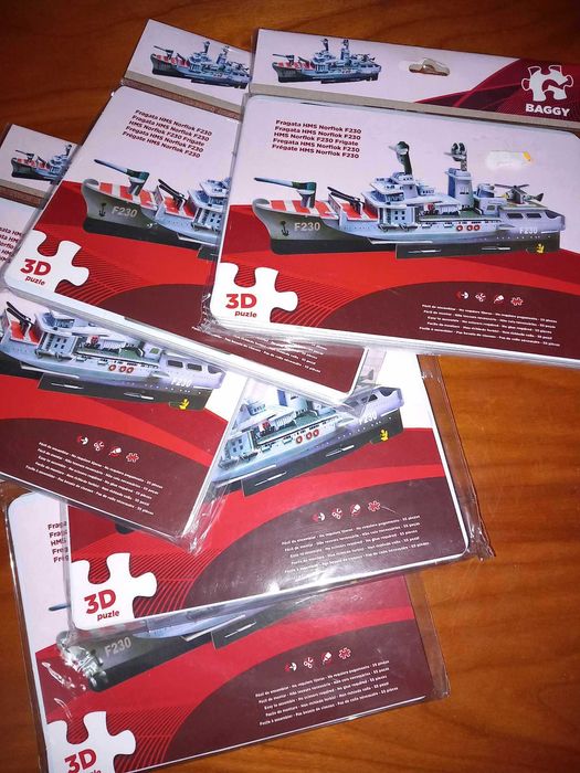 Puzzle Barco 3D NOVO