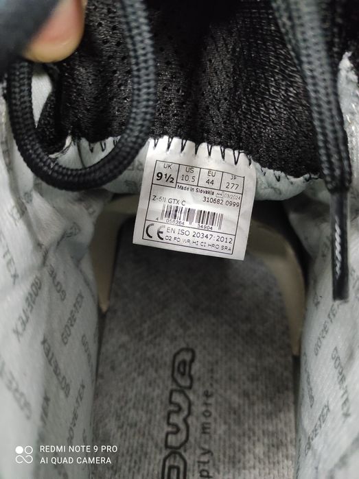 ОРИГІНАЛ 100% Кросівки Черевики Lowa Z 6N GTX", Black - 310662/999 44