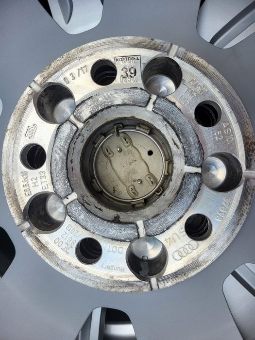 Felgi 6.5Jx16 5x112 ET33 Q2 Q3 A3 8P 8V A4 B5 B6 B7 A6 C5 C6 Golf Troc