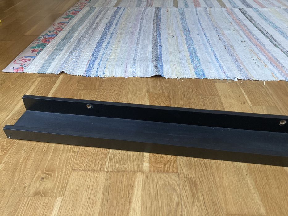 Prateleira preta Ikea 115 cm