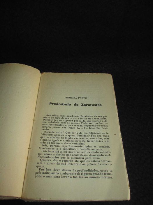 Livro Assim Falava Zaratustra Friedrich Nietzsche