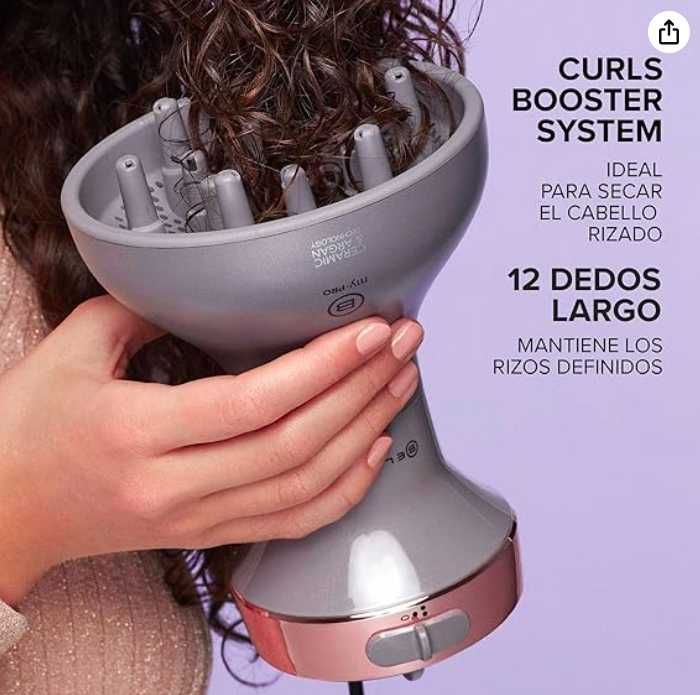 Difusor cabelo encaracolado / caracóis - Bellissima Imetec Diffon