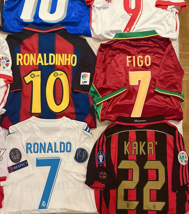 Piłka nożna Koszulki Piłkarskie Legendy Retro Ronaldo Totti Zalewski