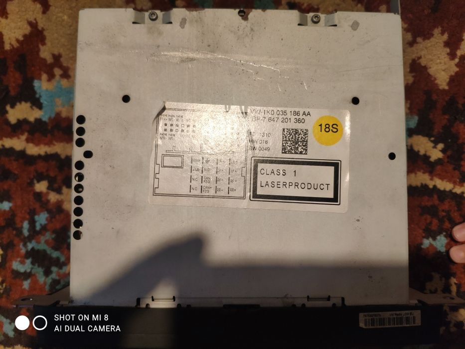 Манітола Volkswagen RCD 315