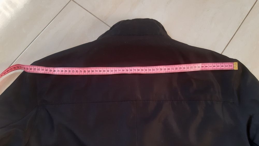 Kurtka parka płaszczyk męski 48/50 czarny