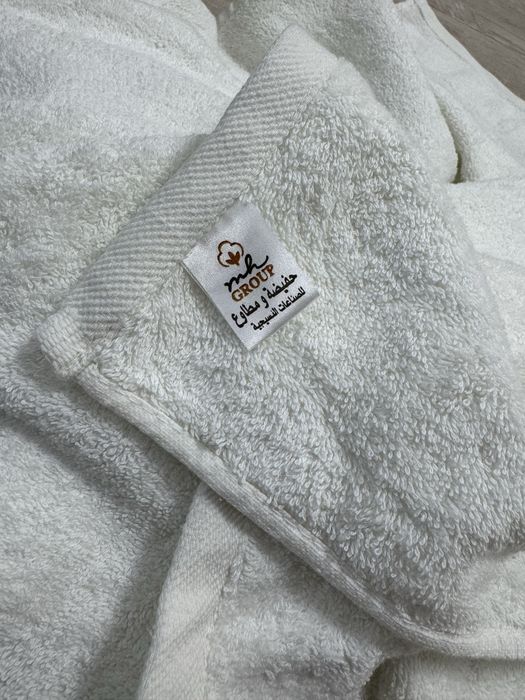 НОВОЕ банное полотенце в молочном цвете 100% хлопок