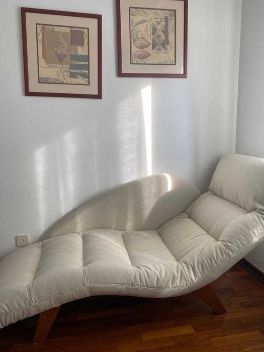 Chezlong nova forrada a tecido