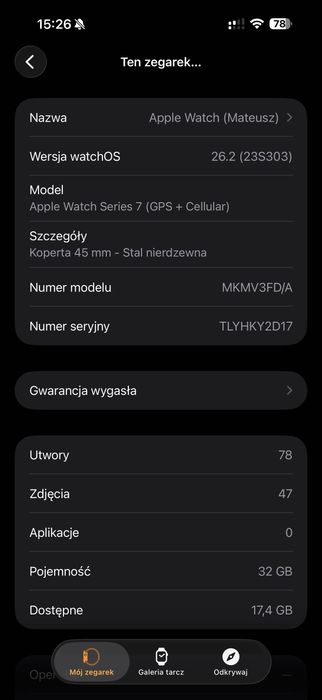 Apple Watch 7 Hermes (GPS + Cellular)