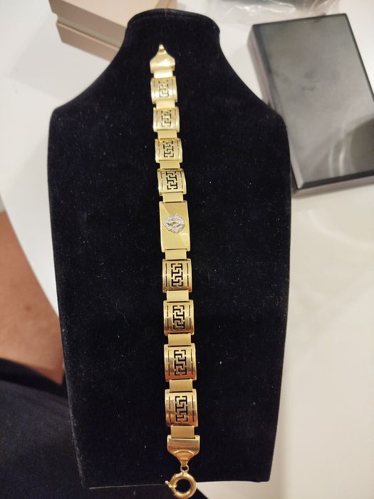 Złota bransoletka Versace  pr585 Okazja!