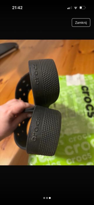 Crocs 38 w8 koturn platforma