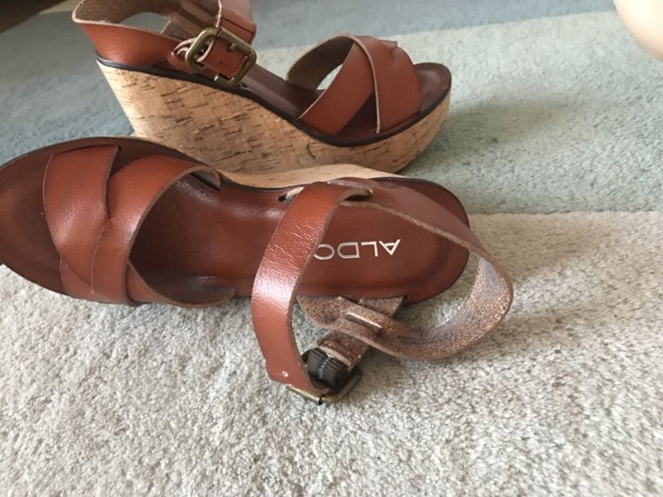 Aldo 37 buty na koturnie stan idealny
