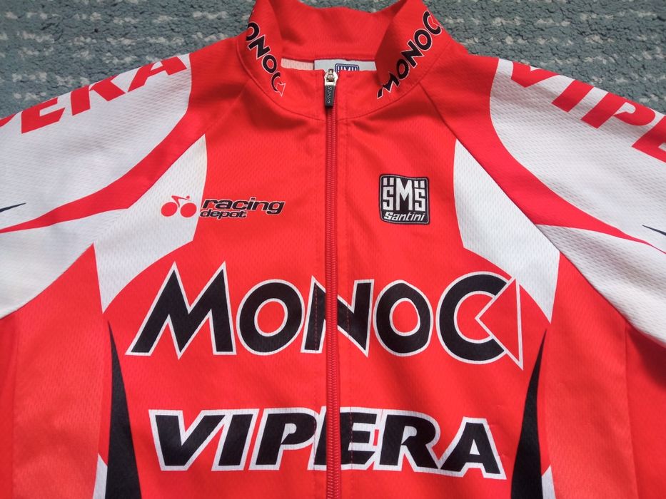 SMS Santini Racing depot Monoc Vipera cycle jersey koszulka kolarska M 44/46