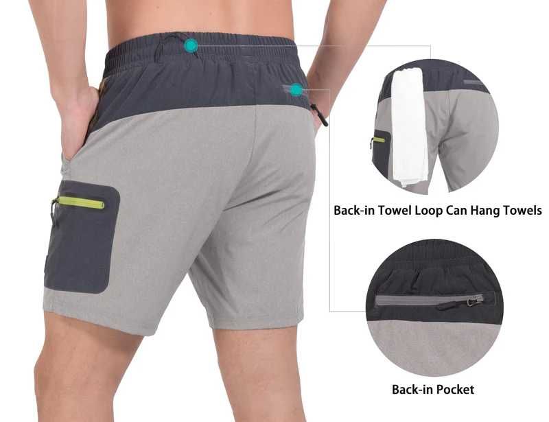 Nowe szorty męskie treningowe / spodenki / szybko schnące / M !1060!