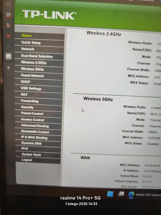 Router Wi-Fi TP-Link AC750