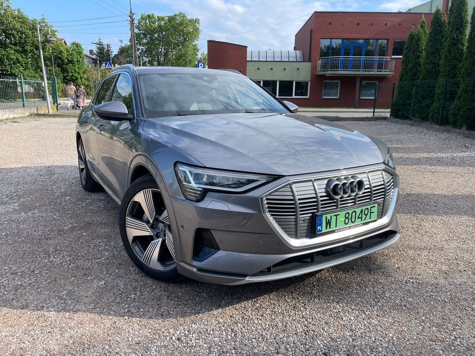 Audi e-tron E tron 55 duża bateria Faktura VAT