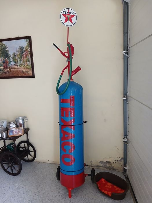 Bomba de gasolina texaco reclame antigo