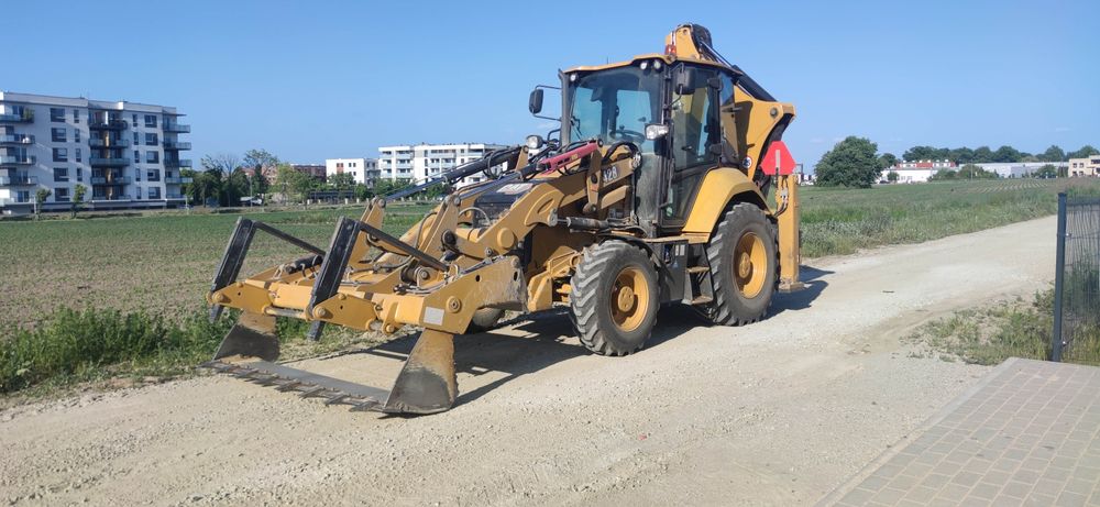 Usługi koparko ładowarką  prace ziemne piasek żwir ziemia gruz koparka