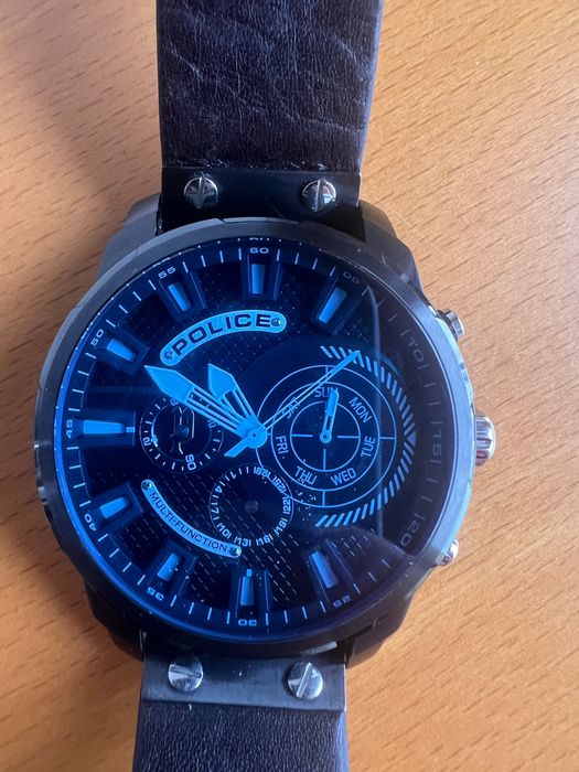 Relógio Police azul