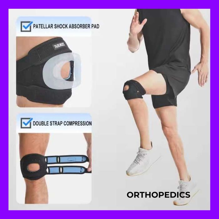 НАКОЛІННИК наколенник - подвійна фіксація бандаж на коліно для спорту