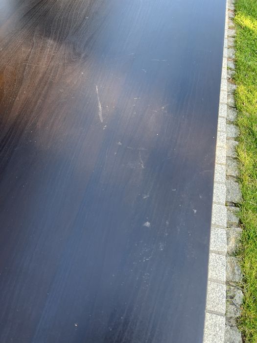 Biurko IKEA Linnmon czarne regulowane , blat 150x75cm