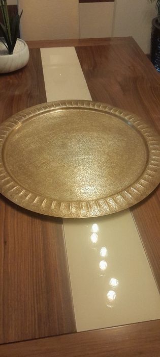 Prato marroquino em cobre lindíssimo