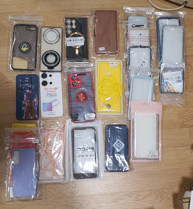 Capas, películas e ecrãs