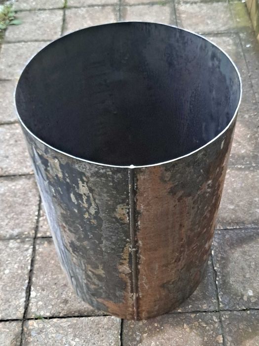 Rura stalowa 425 x 2 mm - walec przepust zbiornik grill kominek koza