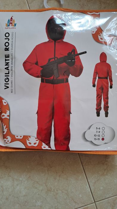 Fato Carnaval Guarda Vermelho