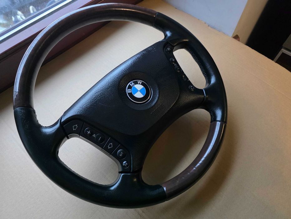 E38 Kierownica E39 KIEROWNICA DREWNO MULTIFUNKCJA Bmw Seria 5 Drewno bmw e39 lift