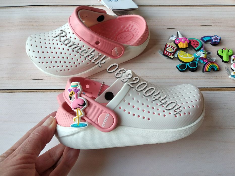 Дитячі крокси для дівчаток босоніжки Crocs Literide kids clog  крокс С