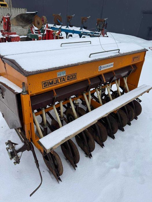 Сівалка дискова Сімулта з баком для міндобрива 2м 2.5м з Норвегії