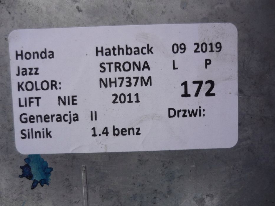 Honda Jazz Komputer Sterownik 37820-Rb0