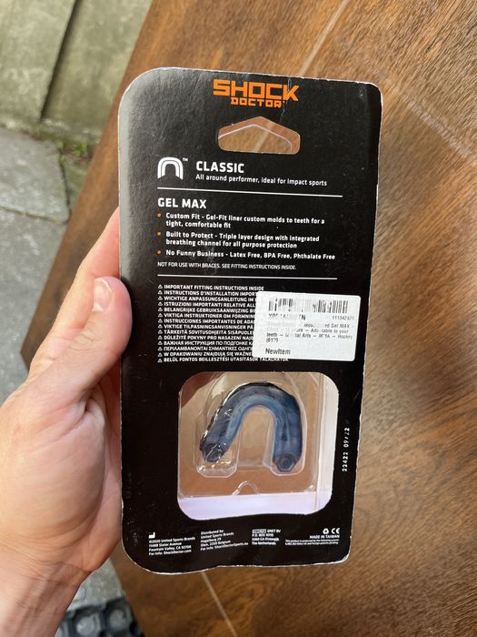 Żelowy ochraniacz szczęki Shock Doctor Gel Max,